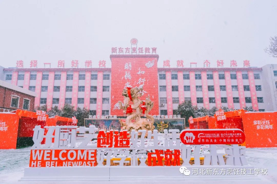 雪潤萬物，獨(dú)屬于河北新東方的浪漫定！